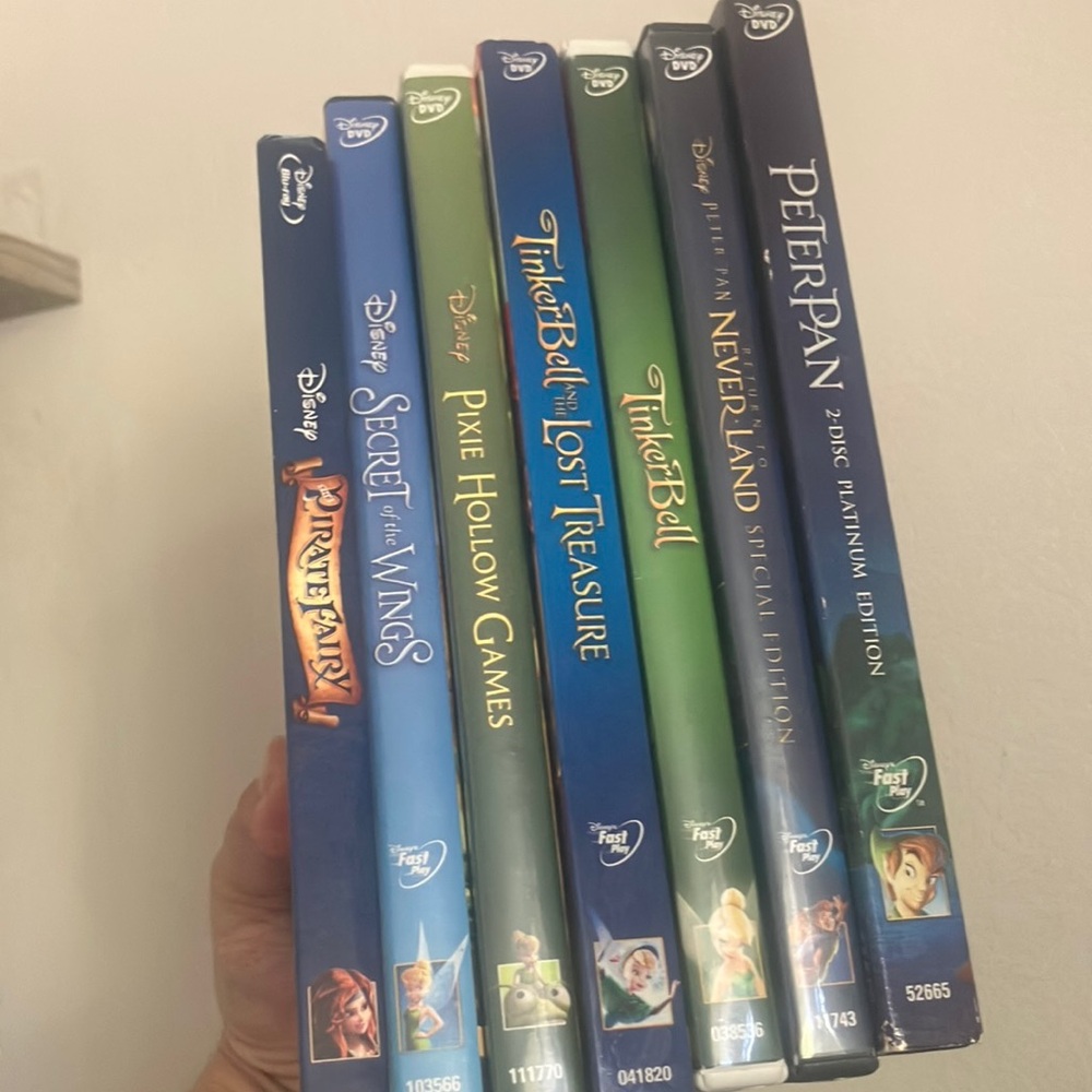 Tinkerbell and Peterpan movies